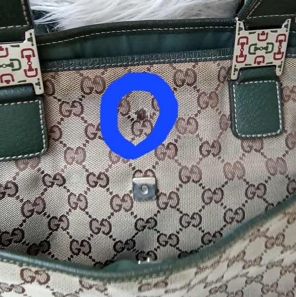 Gucci Vintage Authentic Preloved Sherry Line Canvas Tote. - Picture 8 of 16